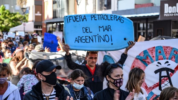 Nueva manifestación contra la explotación off shore