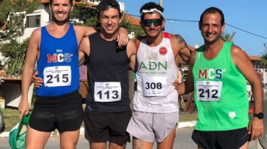 Destacada actuación necochense en maratón en Miramar