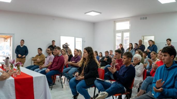 San Cayetano: Gargaglione recibió al candidato a vicegobernador de Juntos Miguel Fernández