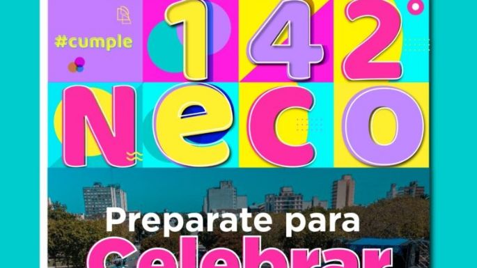 Adelantan el corte de torta por el Aniversario de Necochea por pronóstico de lluvias para el lunes