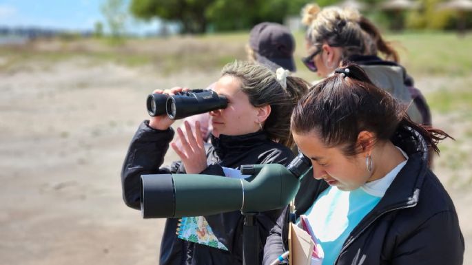 Realizaron el conteo anual de aves en el SEEA Laguna la Salada: "Conocer para valorar, valorar para conservar"