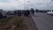Terrible accidente durante picada: Dos motos chocaron de frente en la entrada de Quequén
