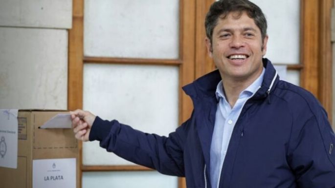 Votó Axel Kicillof: “Hay que votar abrazando a los demás y pensando en el otro”