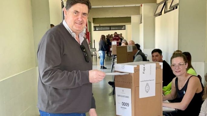 Miguel Gargaglione fue electo por quinta vez consecutiva en San Cayetano