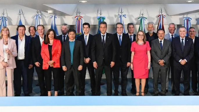 Sergio Massa tuvo su foto con gobernadores peronistas antes del balotaje