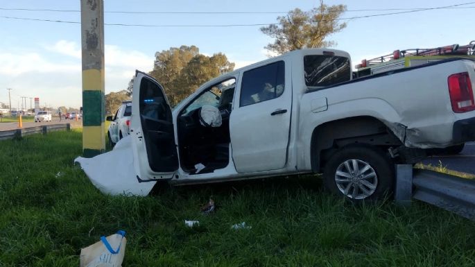 Violento choque en Ruta 2: Una mujer tuvo que ser internada en Mar del Plata