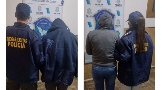 Detienen a una pareja en Quequén por presunta venta de drogas