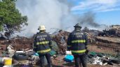 El incendio en Quequén afectó alrededor de una hectárea y un hombre fue hospitalizado