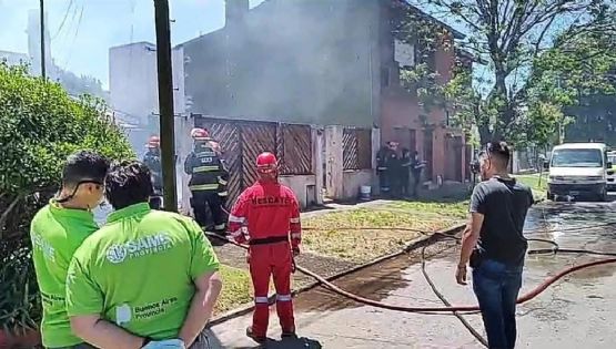 Mar del Plata: Estaba haciendo un asado y casi incendia su casa