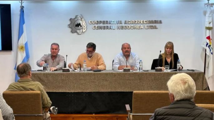 Egidio Mailland, reelegido al frente de la Cooperativa Agropecuaria General Necochea