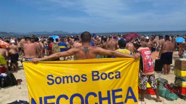 Gran número de necochenses participaron del histórico banderazo de Boca en Río de Janeiro