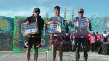 Campeón: Un joven pescador necochense se llevó un millonario premio en el Club de Pesca de Tres Arroyos