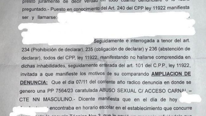 Denuncian un abuso sexual con acceso carnal en la Escuela Técnica N°3 y acusan a los directivos de encubrir el hecho