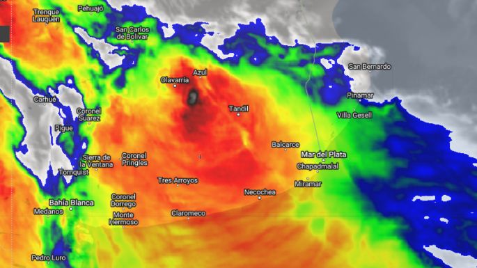 Aviso a muy corto plazo: Anuncian “tormentas fuertes, lluvias intensas, ráfagas y granizo” para la región