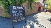 "Hoy sin precios, se fue todo a la mierda", el dramático cartel de un restaurante en Mar del Plata