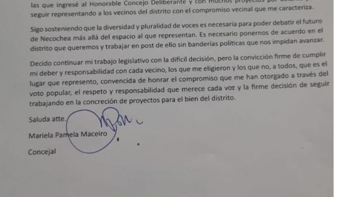 Nepotismo y casta en Necochea: La concejal que se robó una banca en el HCD