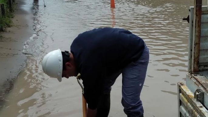 Intensas tareas en Puerto Quequén para rehabilitar las instalaciones tras el embate del temporal