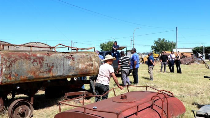 San Cayetano recaudó casi 23 millones de pesos subastando maquinaria en desuso