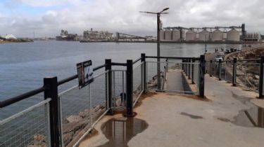 Puerto Quequén realiza tareas de mejoras en la infraestructura del Mirador Norte