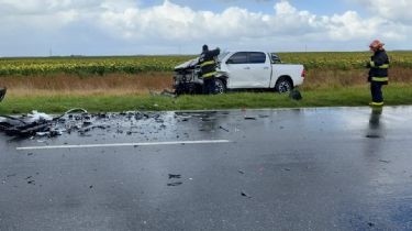 Ruta 88: Tres heridos en un triple choque