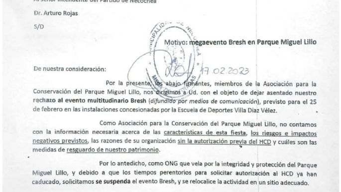 Solicitaron que se suspenda la Fiesta Bresh en Necochea