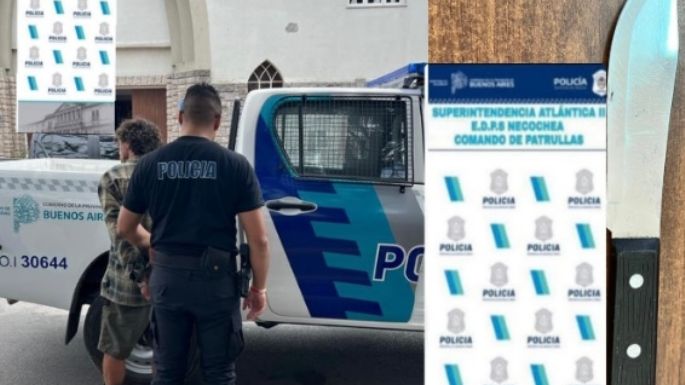 Hombre armado provocó disturbios en la plaza de la Villa Balnearia