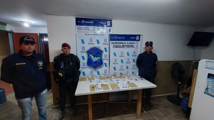 Cocaína, Éxtasis y Cristal: Secuestraron toda clase de drogas en la Bresh