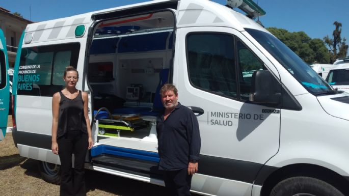 San Cayetano recibió una nueva ambulancia