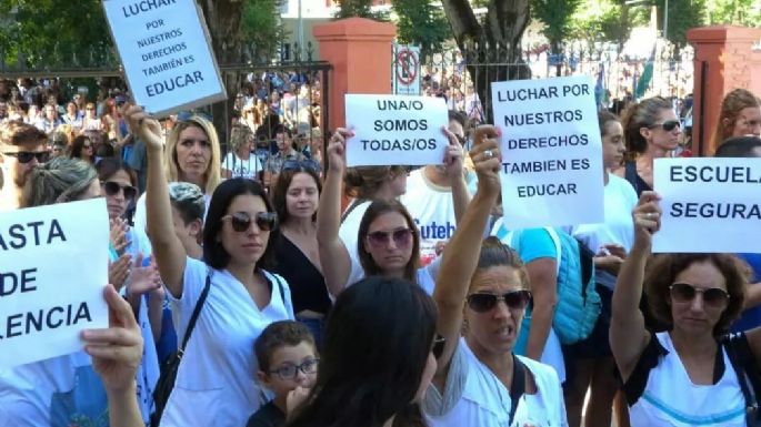 La palabra de la profesora salvajemente golpeada: “Me salvaron mis ex alumnos y les agradezco de corazón”