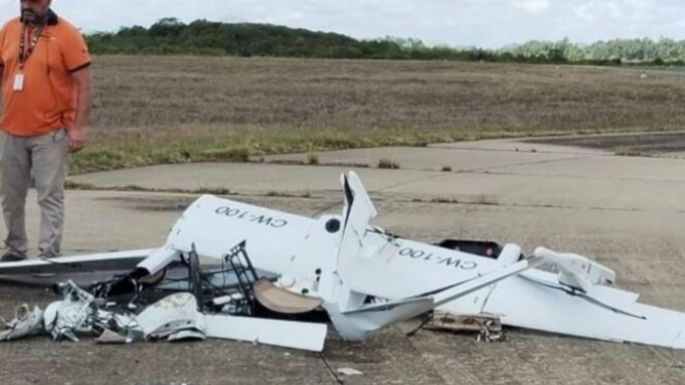 Se estrelló un drone de media tonelada propiedad del ministerio de Seguridad bonaerense