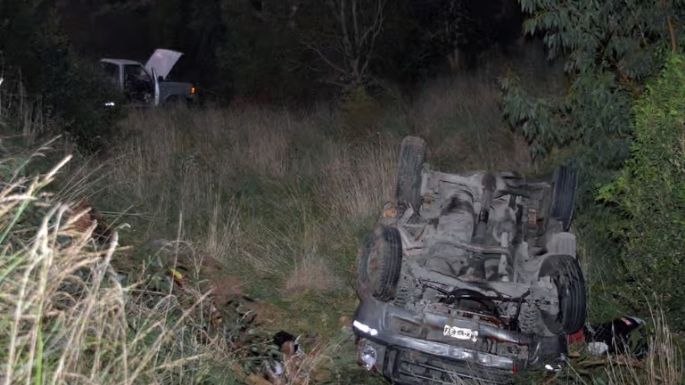 Ruta 226: Dos heridos tras el despiste de dos camionetas cerca de Tandil