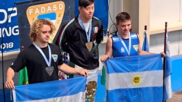Doble medalla para Nicolás Améndola en su participación en el Campeonato Americano Tri 21