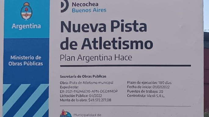 49 millones y casi un año después la Pista de Atletismo sigue siendo una promesa