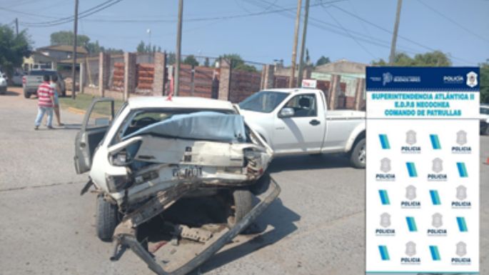 Dos camionetas y un auto protagonizaron un triple choque en Quequén