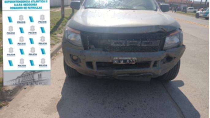 Dos camionetas y un auto protagonizaron un triple choque en Quequén