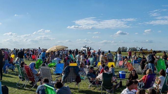 Una multitud disfrutó del festival aéreo "Sanca vuela 2023"