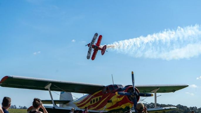 Una multitud disfrutó del festival aéreo "Sanca vuela 2023"