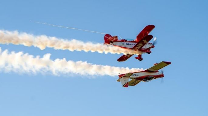 Una multitud disfrutó del festival aéreo "Sanca vuela 2023"