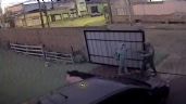 Video: Un ladrón le apuntó a un niño para ingresar a robar a un domicilio de la calle 57