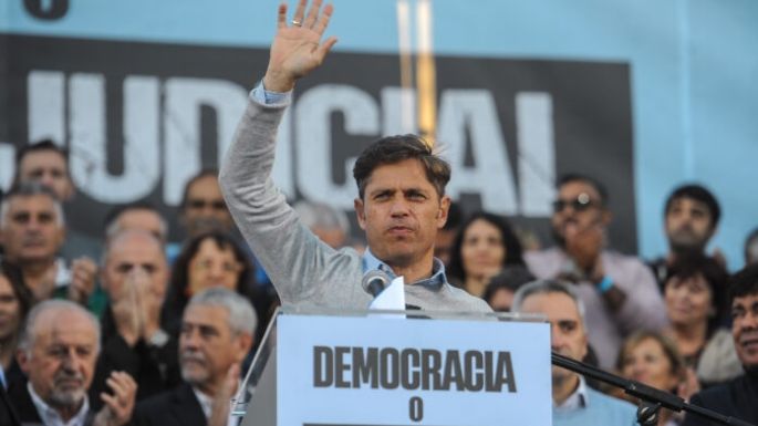 Acto en Tribunales: Kicillof denunció que Cristina Kirchner fue condenada sin pruebas