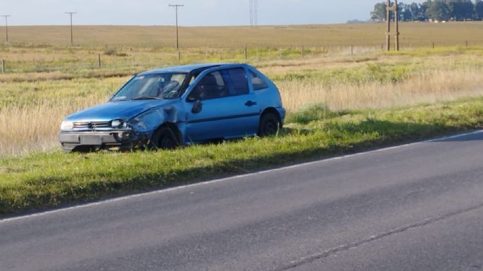 Ruta 3: Choque lateral entre dos vehículos cerca de Tres Arroyos