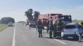 Una mujer resultó herida tras un vuelco en ruta 2