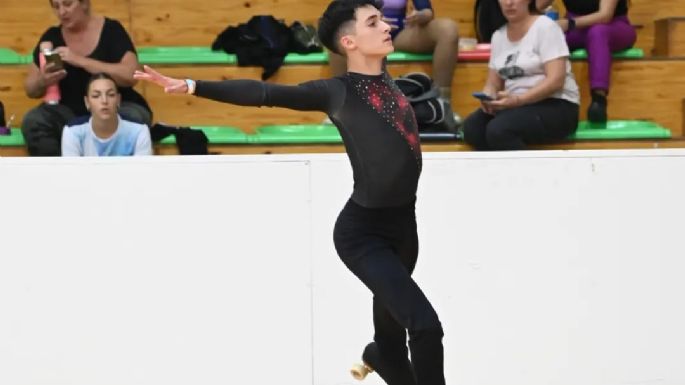 El necochense Kenji Farías salió subcampeón nacional de la divisional B de patín artístico