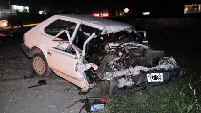 Ruta 226: Violento accidente dejó un automovilista herido en uno de los ingresos a Tandil