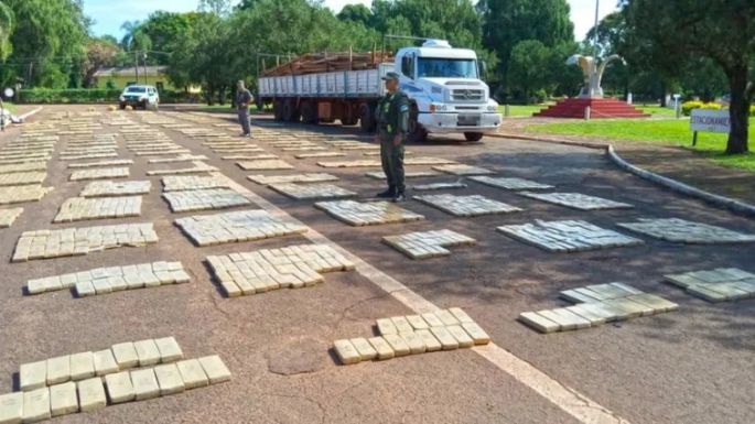 Un camionero de Balcarce fue detenido con 3.800 kilos de Marihuana