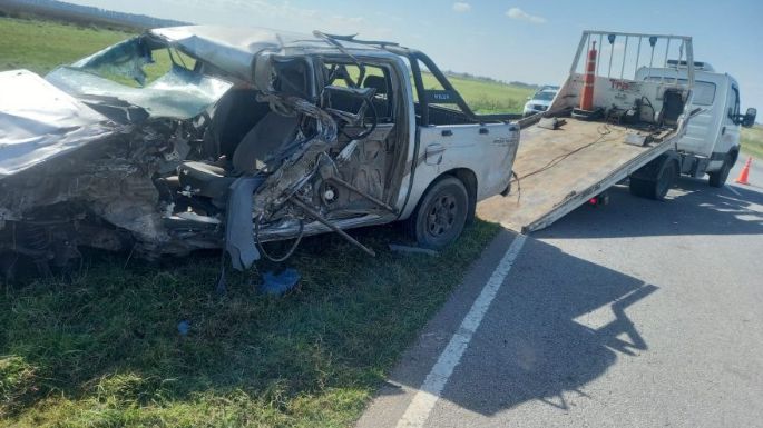 Ruta 228: Un loberense perdió la vida en un fuerte choque