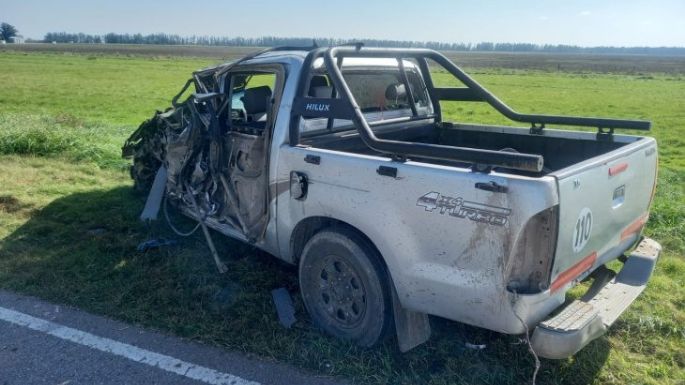 Ruta 228: Un loberense perdió la vida en un fuerte choque