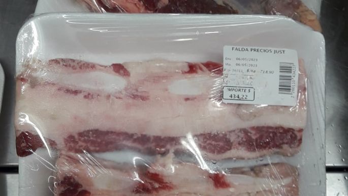 Precios Justos sin control: Supermercados de Necochea venden trozos de grasa como carne