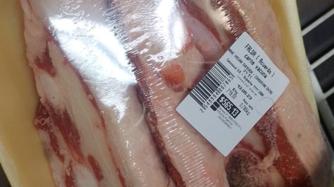 Precios Justos sin control: Supermercados de Necochea venden trozos de grasa como carne