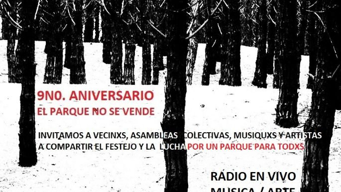 El Parque No Se Vende festeja su 9no aniversario este fin de semana